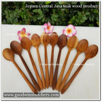 Jepara teakwood WOODEN SPATULA SMALL sendok sodet sutil kayu jati 22x4cm